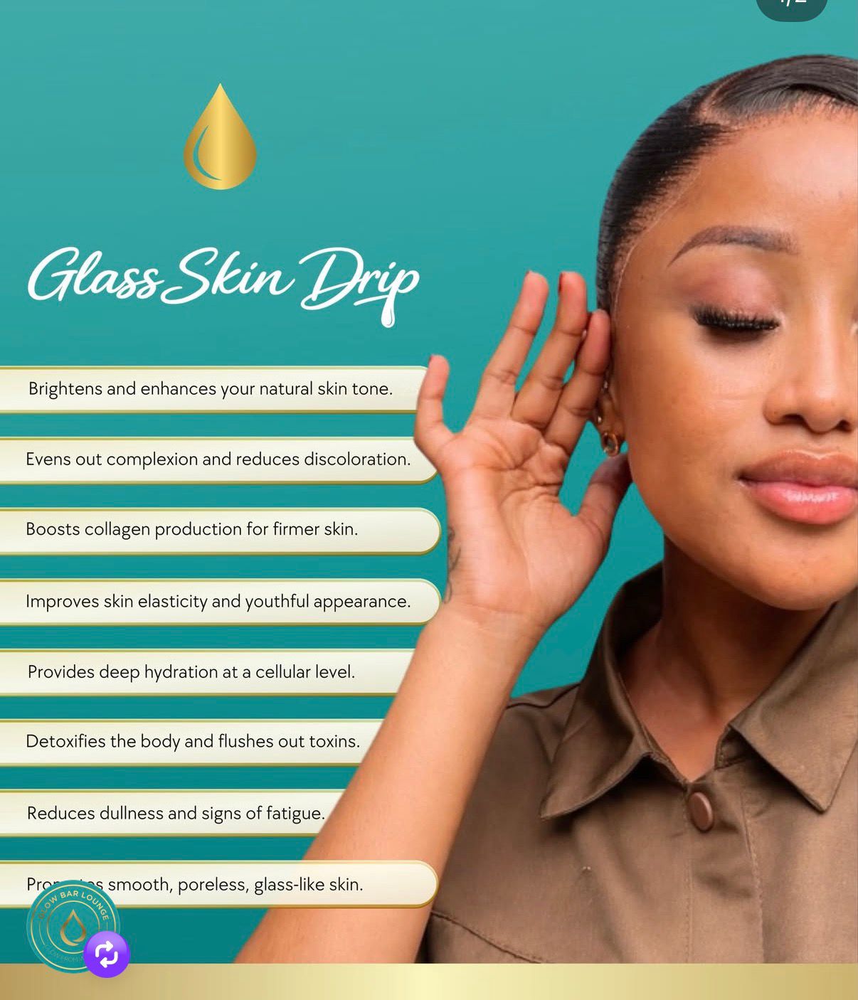 Glass Skin Drip — Glow Bar Lounge